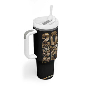 Year Of The Snake 2025 Tumbler With Handle Aesthetic Gold Snake Lucky TB09 Print Your Wear
