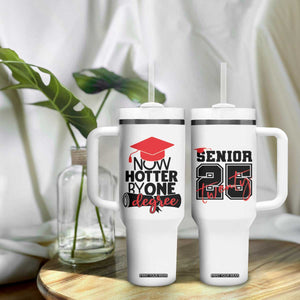Funny Graduation Gifts Tumbler With Handle Now Hotter By One Degree Retro TB09 Print Your Wear
