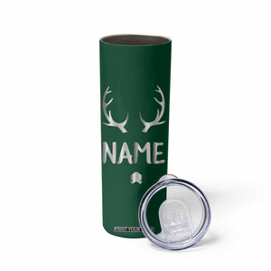 Personalized Hunting Skinny Tumbler Custom Name Reindeer Season Christmas TB09 Print Your Wear