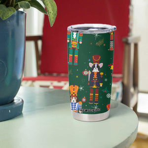 Personalized Christmas Nutcracker Tumbler Cup Custom Name Funny Nutcracker Dog TB09 Print Your Wear