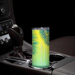 Personalized Beach Trip Vacation Skinny Tumbler Custom Name Family Trip 2024 TB09 Print Your Wear