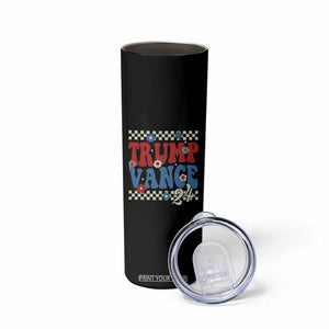 Trump Vance 2024 Skinny Tumbler Take America Back President Election Retro Groovy TB09 Print Your Wear