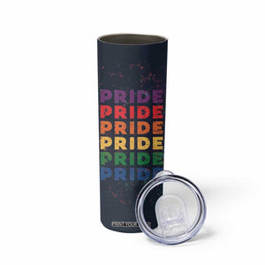 Rainbow LGBT Pride Skinny Tumbler TB09 Print Your Wear