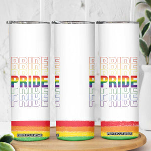 Gay Pride Skinny Tumbler LGBTQ Rainbow Flag TB09 Print Your Wear