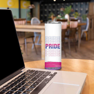 Lesbian Pride Skinny Tumbler LGBTQ Les Flag TB09 Print Your Wear