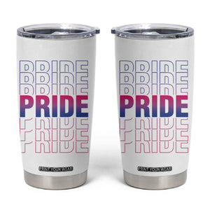 Lesbian Pride Tumbler Cup LGBTQ Les Flag TB09 White Print Your Wear