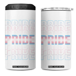 Bisexual Pride 4 in 1 Can Cooler Tumbler LGBTQ Bi Flag TB09 One Size: 16 oz White Print Your Wear