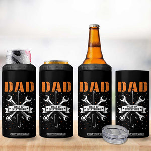 Father's Day 4 in 1 Can Cooler Tumbler Dad Fixer Of Everything TB09 Print Your Wear