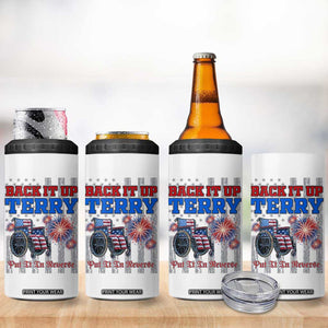 Funny 4th Of July 4 in 1 Can Cooler Tumbler Back Up Terry Put It In Reverse TB09 Print Your Wear