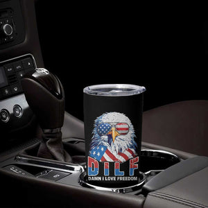 Funny 4th Of July Tumbler Cup Damn I Love Freedom TB09 Print Your Wear