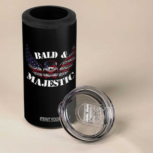 American Eagle Bald And Majestic 4 in 1 Can Cooler Tumbler TB09 Print Your Wear