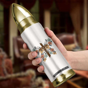 Christian Gifts Bullet Tumbler God Say You Are Inspirational Flower Butterfly Christ Cross TB09 Print Your Wear