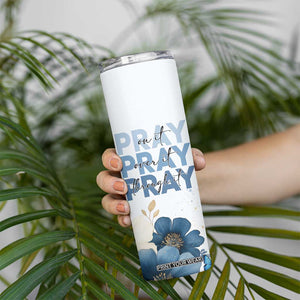 Personalized Christian Prayer Skinny Tumbler Custom Name Pray On It Pray Over It TB09 Print Your Wear