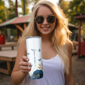 Personalized Christian Prayer Skinny Tumbler Custom Name Pray On It Pray Over It TB09 Print Your Wear