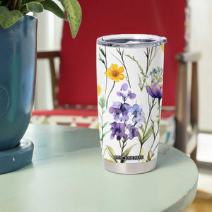 Christian Tumbler Cup Faith Does Not Make Things Easy It Makes Them Possible TB09 Print Your Wear