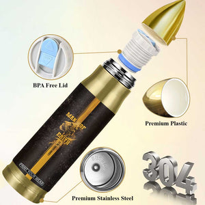 Christian Gifts For Men Bullet Tumbler Man Of Faith I Can Do All Things Through Christ TB09 Print Your Wear