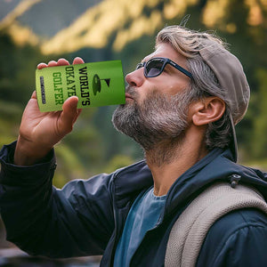 Gifts for Golf Player 4 in 1 Can Cooler Tumbler World's Okayest Golfer TB09 Print Your Wear