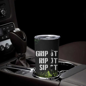 Personalized Funny Golf Player Tumbler Cup Custom Name Grip It Rip It Sip It Beer Drinking TB09 Print Your Wear