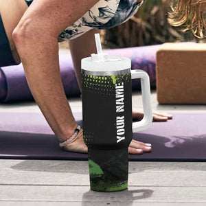 Personalized Funny Golf Player Tumbler With Handle Custom Name Grip It Rip It Sip It Beer Drinking TB09 Print Your Wear