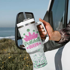 Gifts for Pickleball Lover Tumbler With Handle Pickleball Queen TB09 Print Your Wear