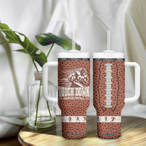 Gifts for Football Lover Tumbler With Handle Touch Down American Football TB09 Print Your Wear