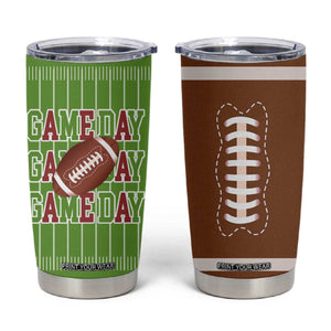 Gifts for Football Lover Tumbler Cup Game Day TB09 Football Ball Print Your Wear