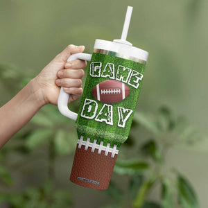 Personalized Gifts for Football Lover Tumbler With Handle Custom Name Game Day TB09 Print Your Wear