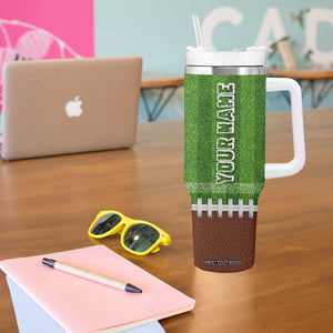 Personalized Gifts for Football Lover Tumbler With Handle Custom Name Game Day TB09 Print Your Wear