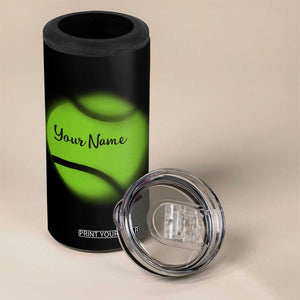 Personalized Tennis Player 4 in 1 Can Cooler Tumbler Custom Name Eat Sleep Tennis Repeat TB09 Print Your Wear