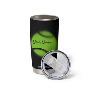 Personalized Tennis Player Tumbler Cup Custom Name Eat Sleep Tennis Repeat TB09 Print Your Wear