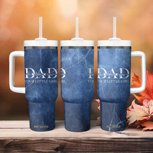 Gifts From Daughter For Dad Tumbler With Handle I Love You Dad Your Little Girl TB09 Print Your Wear