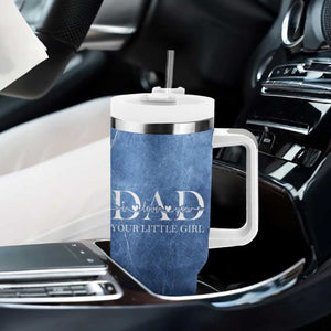 Gifts From Daughter For Dad Tumbler With Handle I Love You Dad Your Little Girl TB09 Print Your Wear