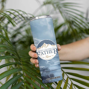 Gifts For Dad Skinny Tumbler It's Not A Dad Bod It's A Father Figure TB09 Print Your Wear
