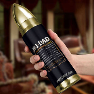 Best Dad Ever Bullet Tumbler No.1 Dad The Man The Myth TB09 Print Your Wear