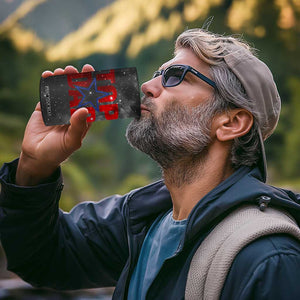 Top Dad 4 in 1 Can Cooler Tumbler American Patriotic Gifts For Dad TB09 Print Your Wear