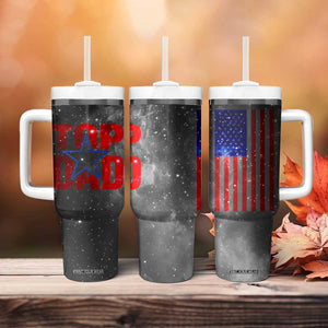 Top Dad Tumbler With Handle American Patriotic Gifts For Dad TB09 Print Your Wear