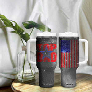 Top Dad Tumbler With Handle American Patriotic Gifts For Dad TB09 Print Your Wear