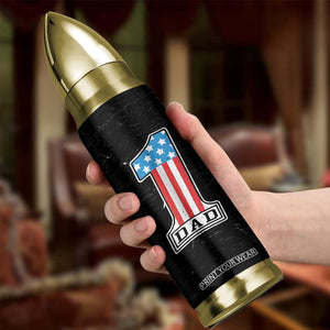 Gifts For Dad Bullet Tumbler Top Dad American Patriotic TB09 Print Your Wear