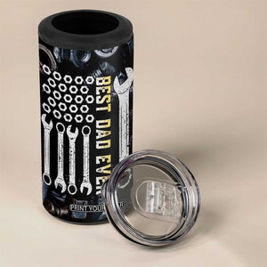 Best Dad Ever 4 in 1 Can Cooler Tumbler If Dad Can't Fix It Funny Gifts For Dad TB09 Print Your Wear