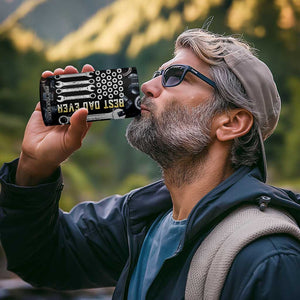 Best Dad Ever 4 in 1 Can Cooler Tumbler If Dad Can't Fix It Funny Gifts For Dad TB09 Print Your Wear