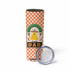Best Dad Ever Skinny Tumbler Nacho Average Dad Spanish Funny Gifts For Dad TB09 Print Your Wear