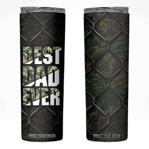 Best Dad Ever Camo Skinny Tumbler TB09 Camo Print Your Wear