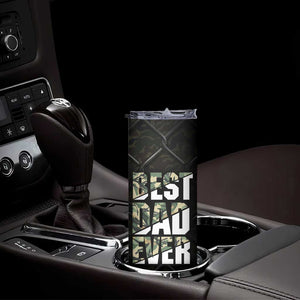 Best Dad Ever Camo Skinny Tumbler TB09 Print Your Wear