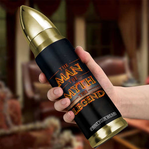 Gifts For Dad Bullet Tumbler The Man The Myth The Legend Strong Lion TB09 Print Your Wear