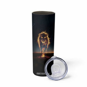 Gifts For Dad Skinny Tumbler The Man The Myth The Legend Strong Lion TB09 Print Your Wear