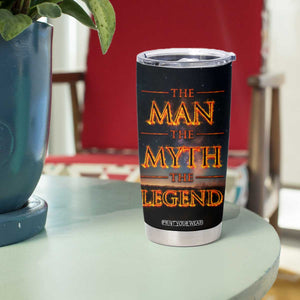 Gifts For Dad Tumbler Cup The Man The Myth The Legend Strong Lion TB09 Print Your Wear