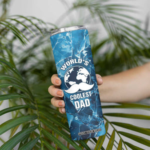 Gifts For Dad Skinny Tumbler World's Coolest Dad No.1 Dad TB09 Print Your Wear