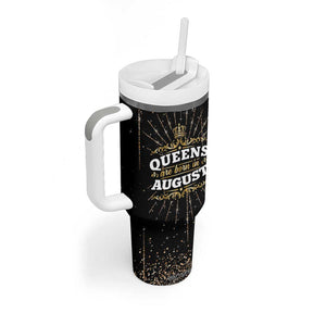 Birthday Gifts For Women Tumbler With Handle Queens Are Born In August TB09 Print Your Wear