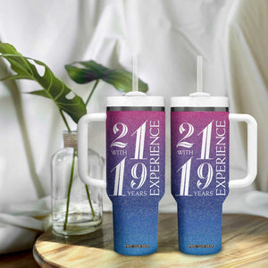 Funny Birthday Gifts Tumbler With Handle 21 With 19 Years Experience TB09 Print Your Wear