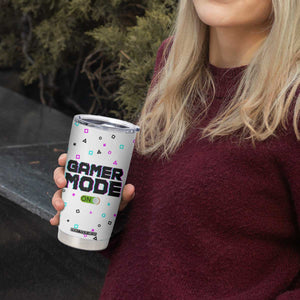 Gifts For Gamer Tumbler Cup Gamer Mode On Gaming Teenage Boys Men TB09 Print Your Wear